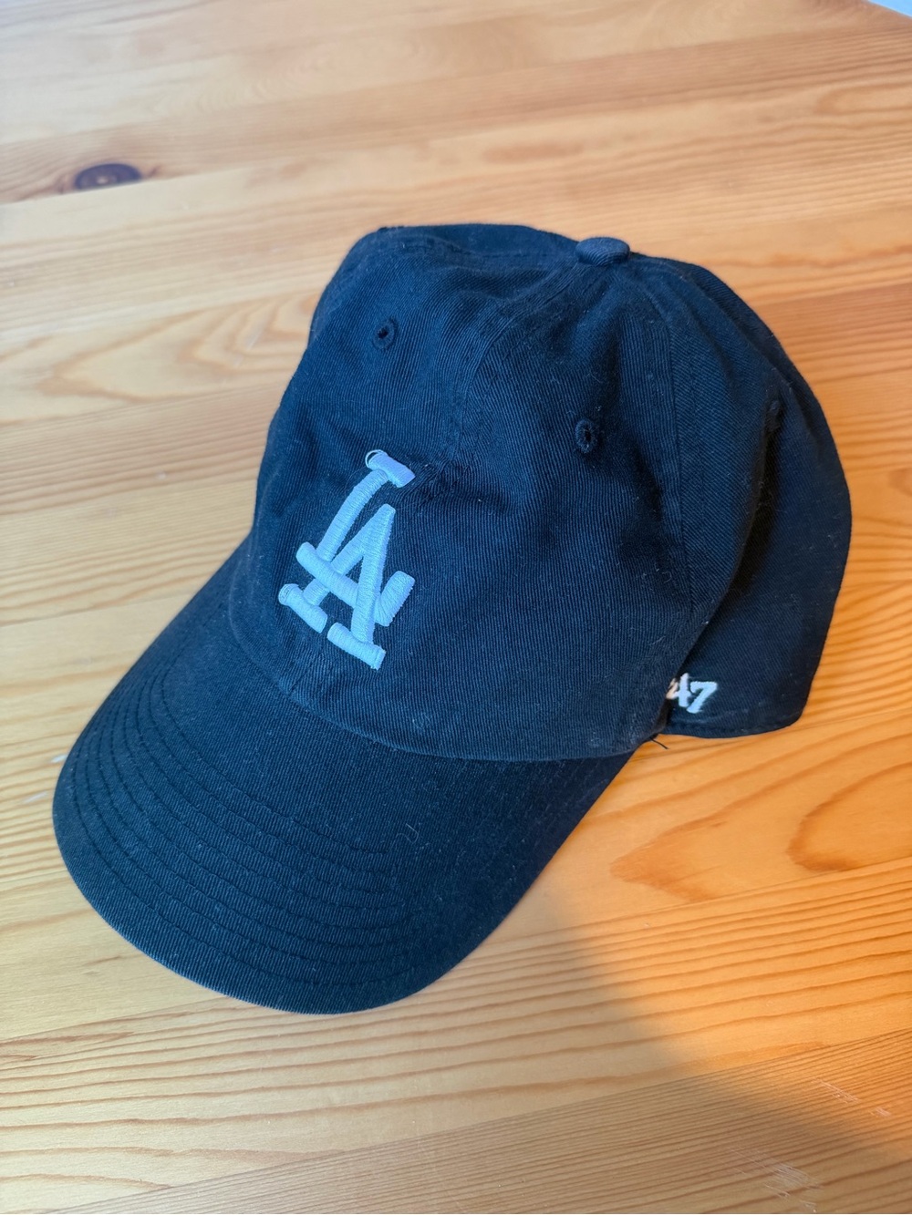 '47 Los Angeles Dodgers Black Cap